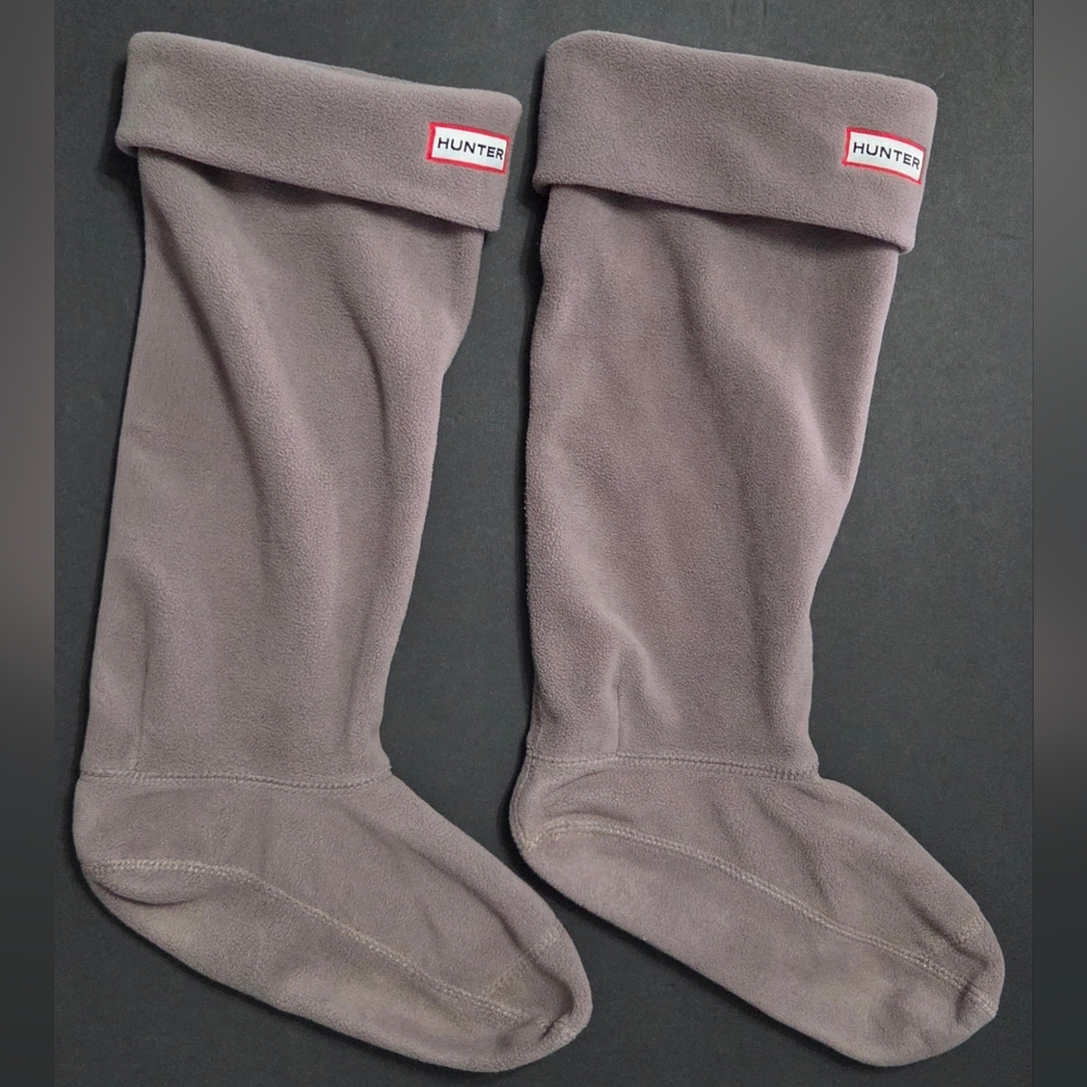 Hunter Original Tall Fleece Giving Welly Warmers Boot Socks - Picture 5 of 7